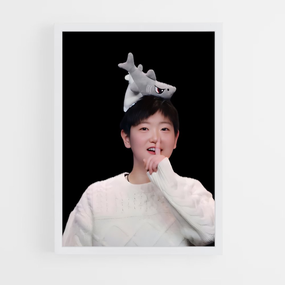 Poster Sun yingsha requin – affiche Tennis de table (vue 3)
